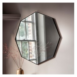 Bowie Octagon Mirror-Black